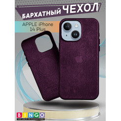 Бампер Bingo Woven Magnetic для APPLE iPhone 14 Plus Бордовый