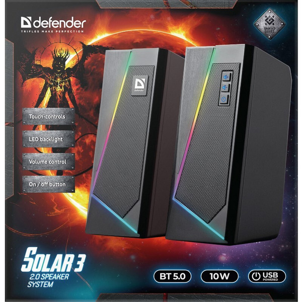 Акустическая 2.0 система Defender Solar 3