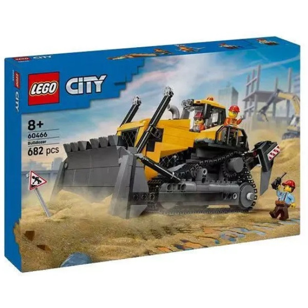 Конструктор LEGO City 60466 Желтый бульдозер