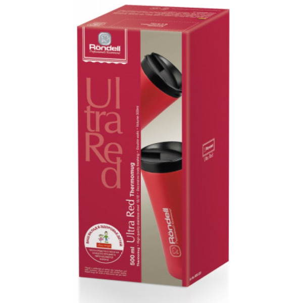 Термокружка Rondell Ultra Red 500 мл (RDS-230)