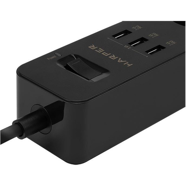 Сетевой фильтр Harper UCH-325 (черный)