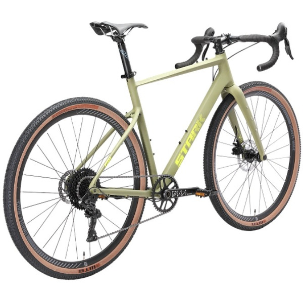 Велосипед Stark GRL 700.5 D M 2025 HQ-0020123 (хаки матовый/лимонный)