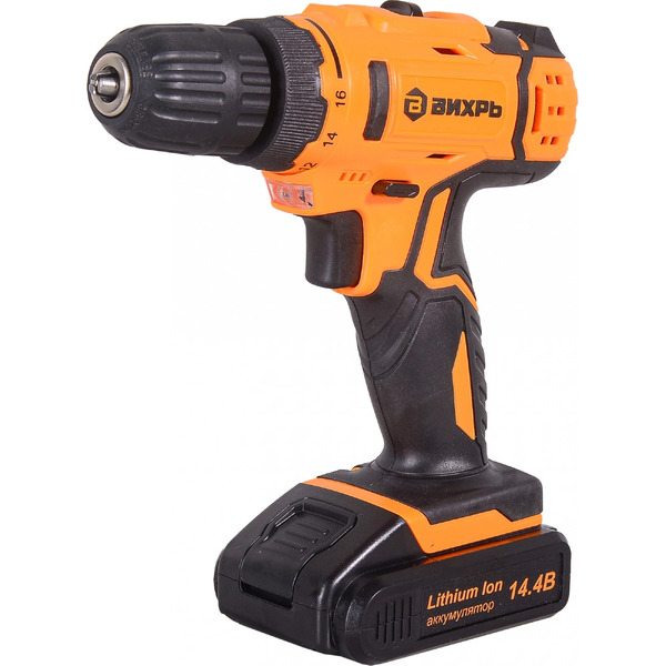 Дрель-шуруповерт Вихрь ДА-14Л-2КА/ДА-14Л-2К (72/14/20)