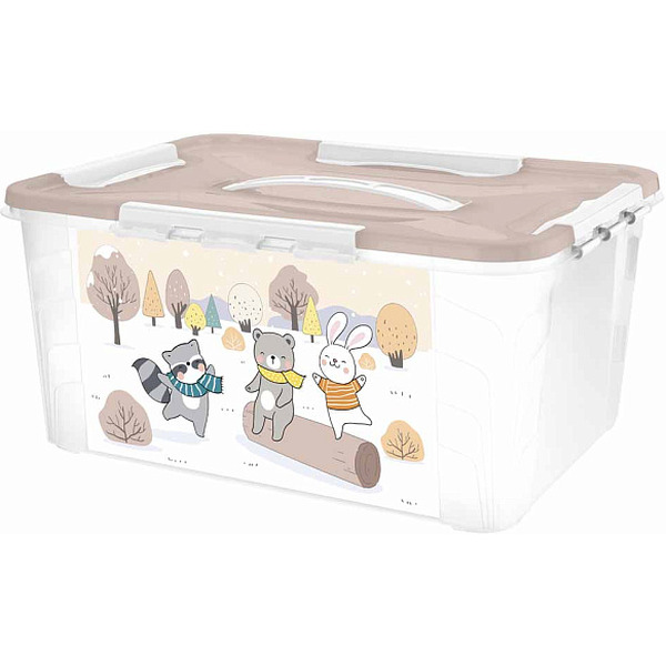 Ящик для хранения Бытпласт Econova 15.3 л 431325116 (белый)