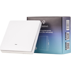 Выключатель HOMMYN SWZBNN01W (без нейтрали)