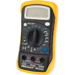 Портативный мультиметр PROconnect MAS830L (DT850L) 13-3021