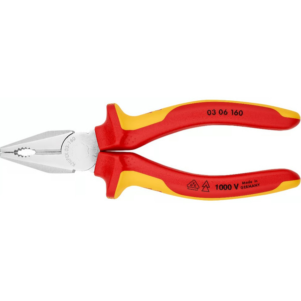 Плоскогубцы комбинированные KNIPEX 03 06 160