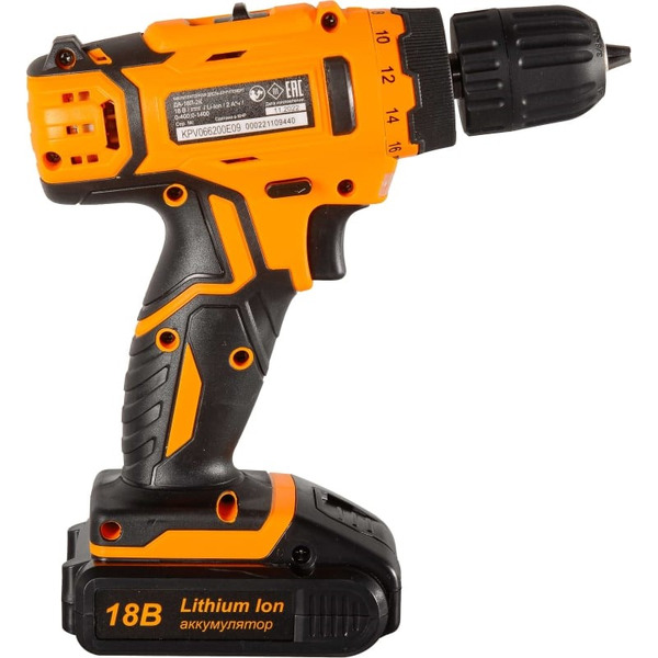 Дрель-шуруповерт Вихрь ДА-18Л-2К/Б (72/14/22)