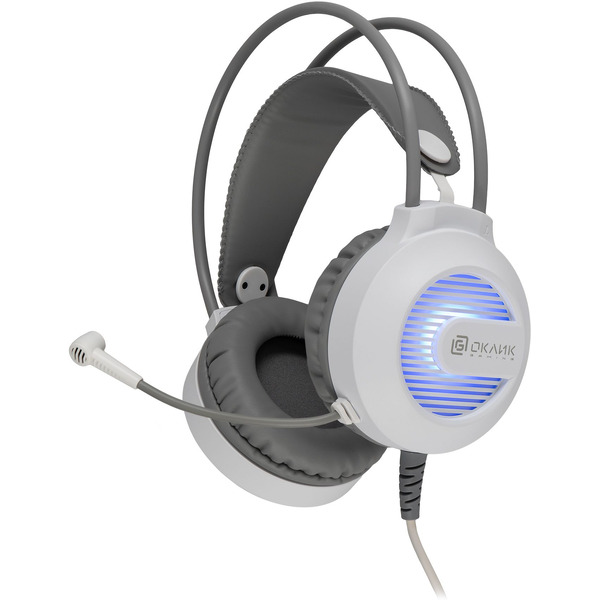 Наушники с микрофоном Oklick HS-L300G (белый)