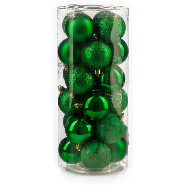 Набор новогодних шаров Ausini VT25-04020-5