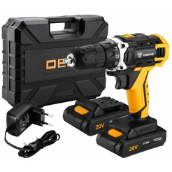 Дрель-шуруповерт Deko DKCD20FU-Li SET 3 (063-4177) с 2-мя АКБ