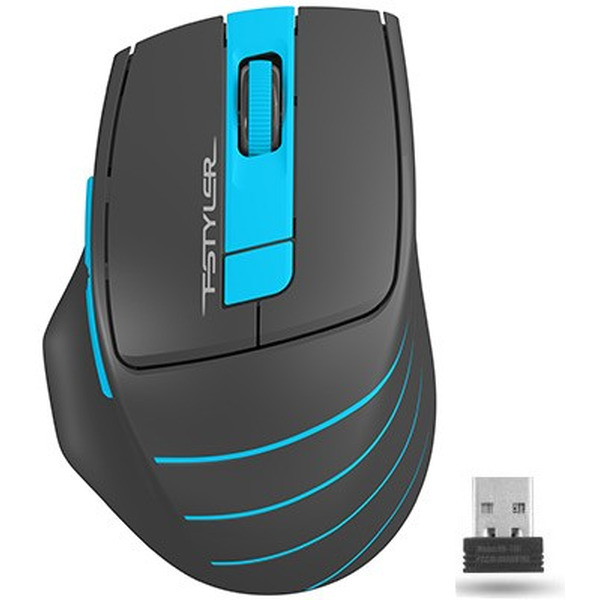 Мышь A4Tech Fstyler FG30 (черный/синий)