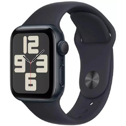 Умные часы Apple Watch SE 2023 40mm Midnight MR9X3LL/A (силиконовый ремешок S/M)