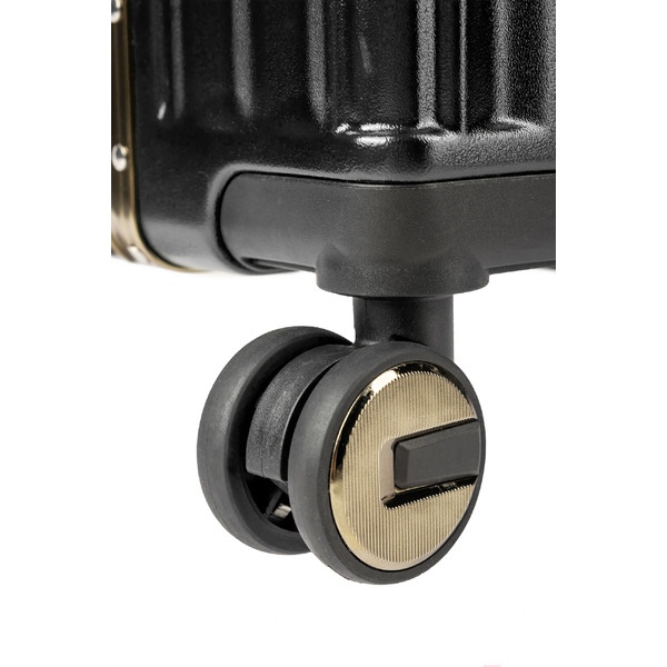 Чемодан DoubleW E087# (S,черный)