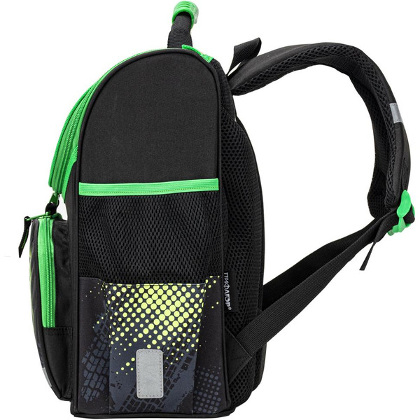 Ранец ПИФАГОР BASIC Monster steel 270686