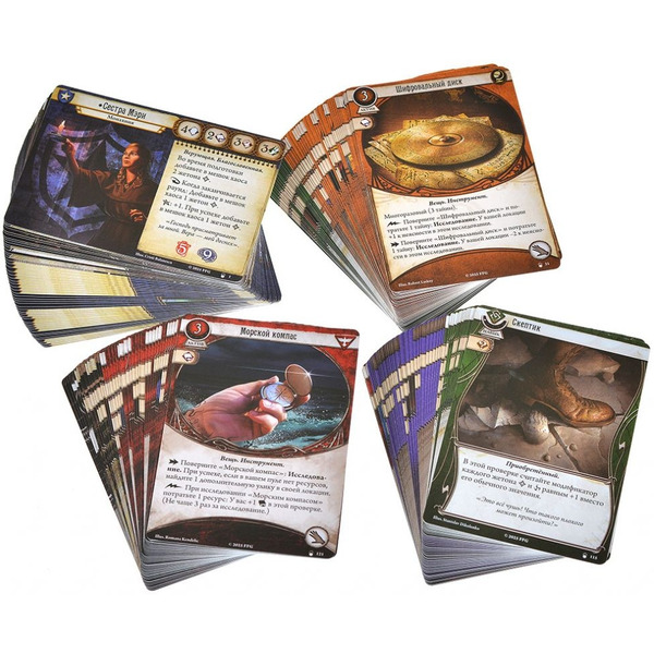 Настольная игра Мир Хобби Ужас Аркхэма. Карточная игра: Заговор в Инсмуте: Сыщики 952062