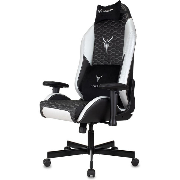Кресло игровое Knight Neon (1717269) черный/серебряный