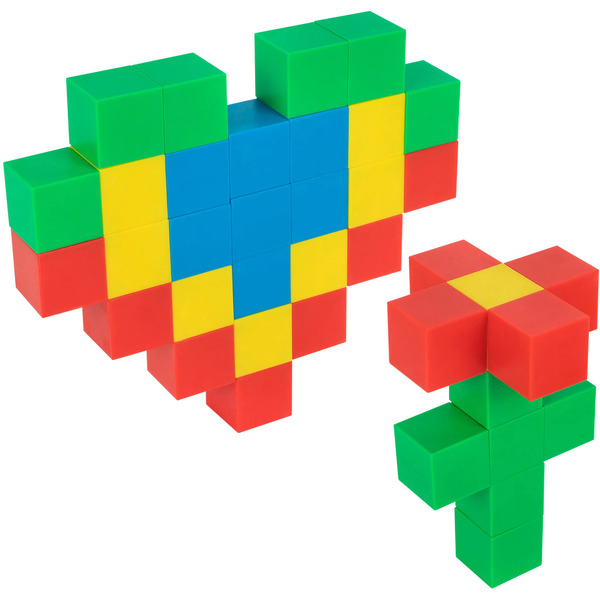 Магнитный конструктор Brauberg Kids Magnetic Cubes 665723