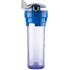 Корпус фильтра Гейзер 10SL 1/2 (прозрачный)