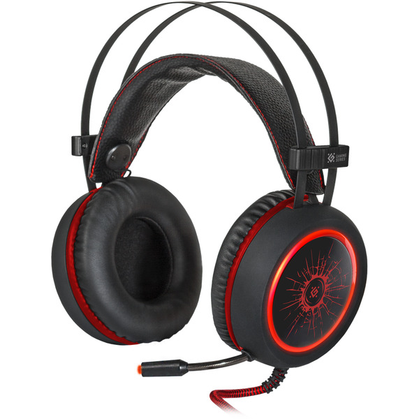 Игровая гарнитура Defender DeadFire G-530D черный красный