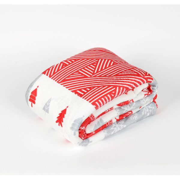 Плед новогодний ЗОЛОТАЯ СКАЗКА Лоскутки 592531 (150х200см)