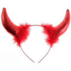 Украшение карнавальное ХАУЗВАРЕ ТРЕЙД ЭКСПОРТ Обруч на голову Черт (10196686)