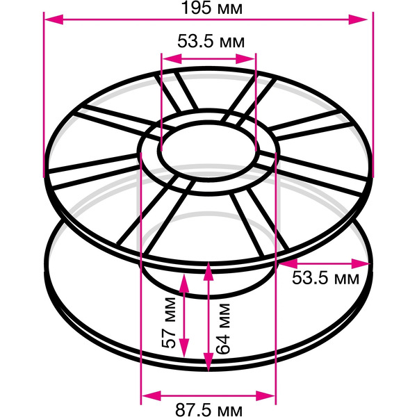 Пластик CACTUS CS-3D-PLA-1KG-S-YELL