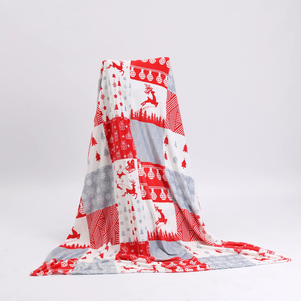 Плед новогодний ЗОЛОТАЯ СКАЗКА Лоскутки 592531 (150х200см)