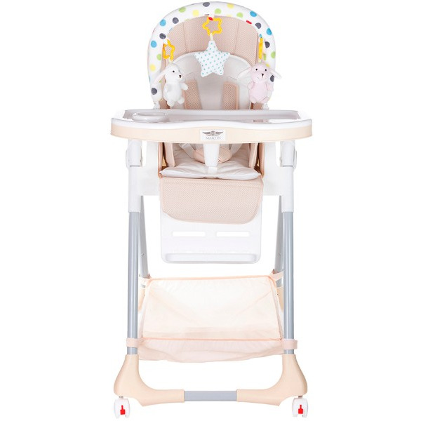Стульчик для кормления MARTIN NOIR Nula Lux Beige Marble