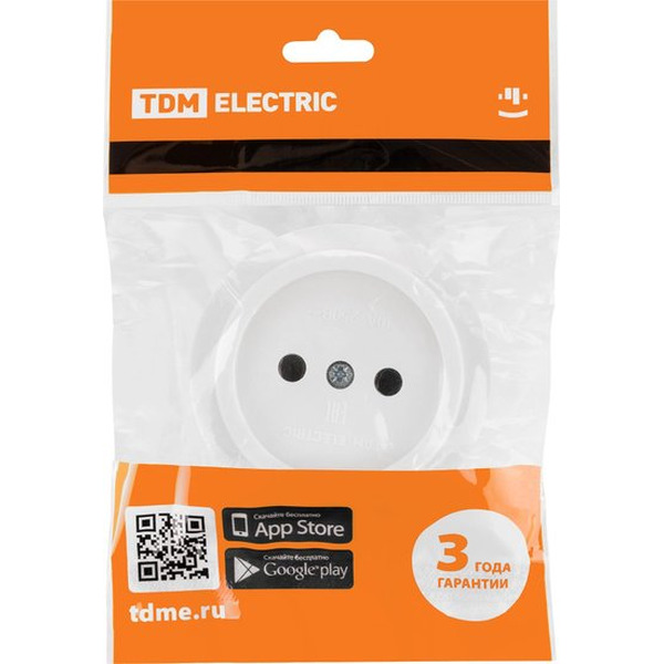 Розетка TDM Electric Ретро SQ1806-0525 (белый)
