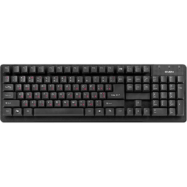 Клавиатура SVEN Standard 301 USB+PS/2 черный