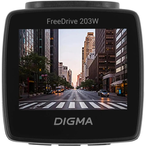 Видеорегистратор Digma FreeDrive 203W черный