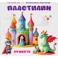 Пластилин Dream Makers PV24 (24цв)