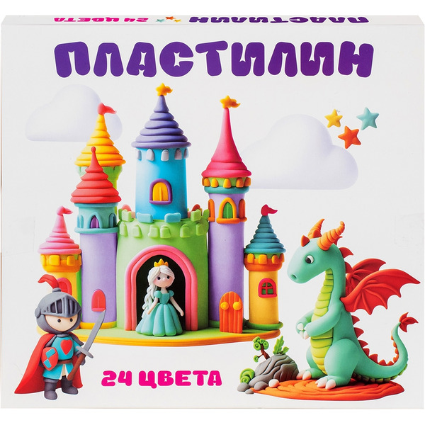 Пластилин Dream Makers PV24 (24цв)