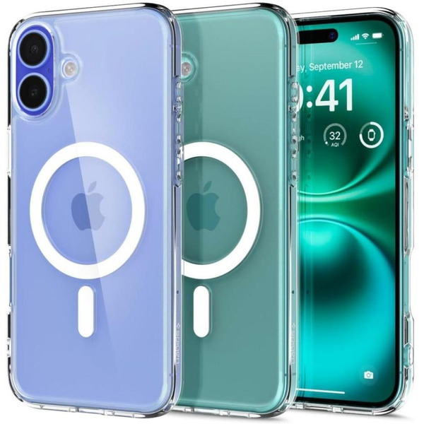 Чехол для телефона Spigen Ultra Hybrid Mag Magsafe для iPhone 16 Plus ACS08075 (White)