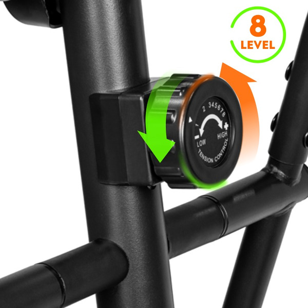 Эллиптический тренажер Alpin Sante X-172 белый (с сиденьем)