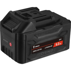Аккумулятор Deko UNV6.0 Extra 063-4498 (20В/6 Ач)