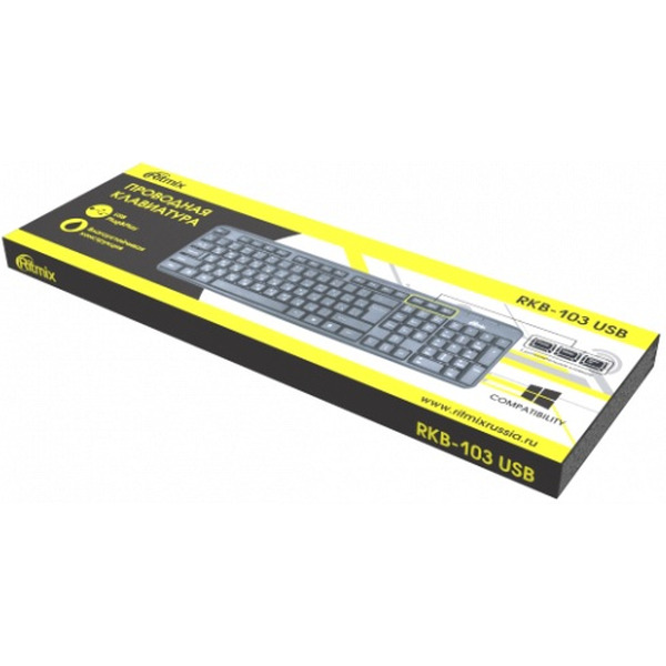 Клавиатура Ritmix RKB-103 USB