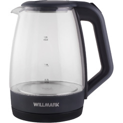 Электрический чайник Willmark WEK-1823G (серо-черный)