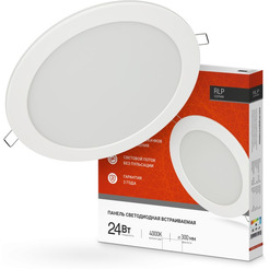 Светодиодная круглая панель IN HOME RLP-eco 24Вт 230В 4000К 1440Лм 300мм IP40