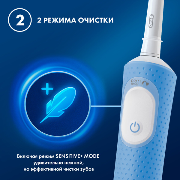 Электрическая зубная щетка Oral-B Vitality Pro 103 Kids Frozen (D103.413.2K)