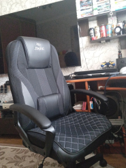 Кресло игровое Zombie 9 (1583706) черный/серый