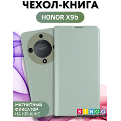 Чехол-книга Bingo Magnetic для HONOR X9b Зеленый