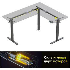 Стол для компьютера Cactus CS-EDXL-BBK