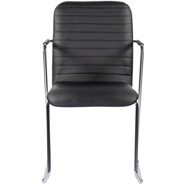 Стул Brabix Visit CF-101 (хром/экокожа черный)