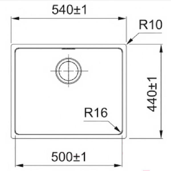Кухонная мойка Franke FEX 110-50 122.0689.808