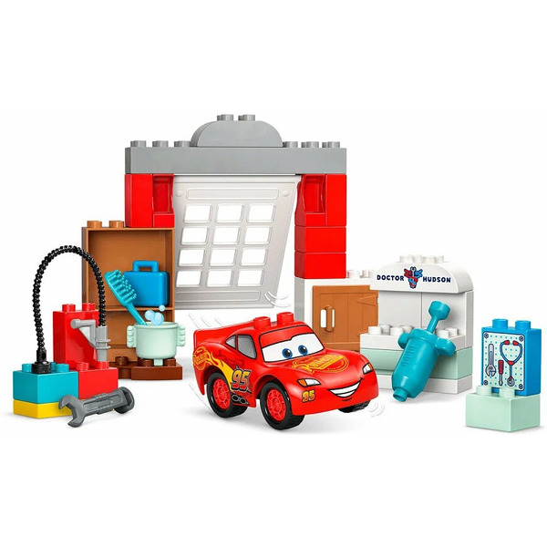 Конструктор LEGO Duplo Визит МакКвина в гараж Дока 10456