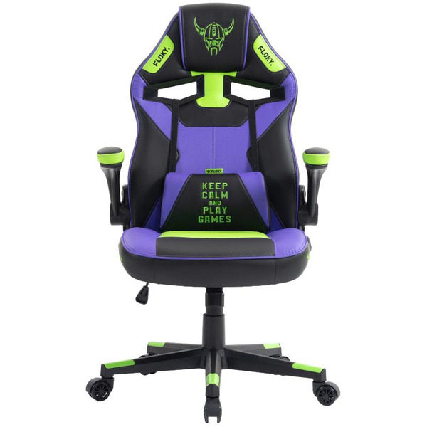 Игровое кресло FLOKY Asgard Purple-Green