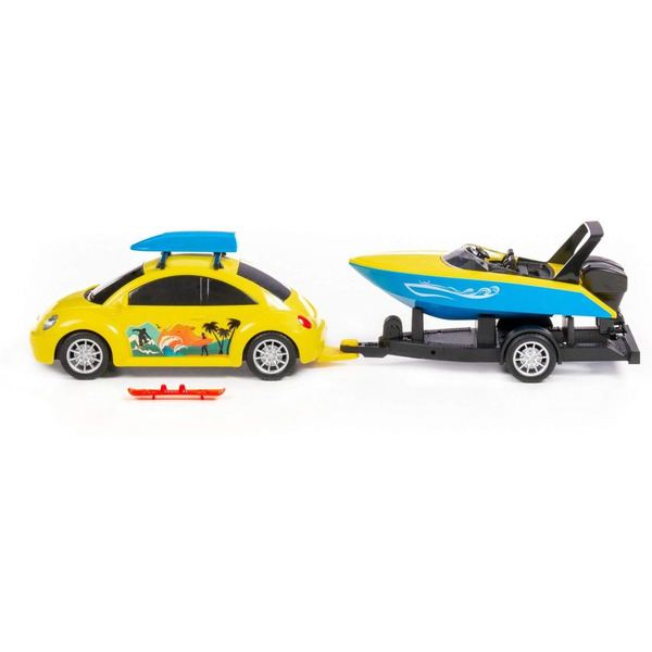 Автомобиль Полесье Турне с катером на прицепе 92540