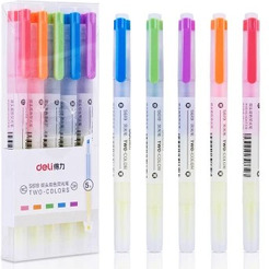 Текстовыделитель Deli S619 (5 шт)